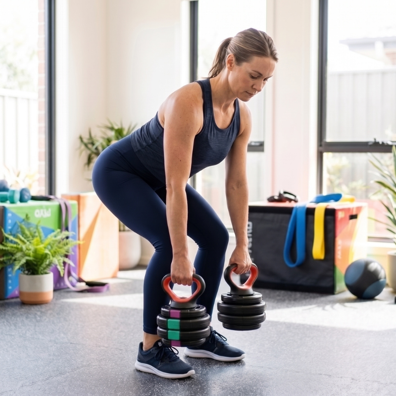 OneRackUp™ ScaleUp Adjustable Kettlebell