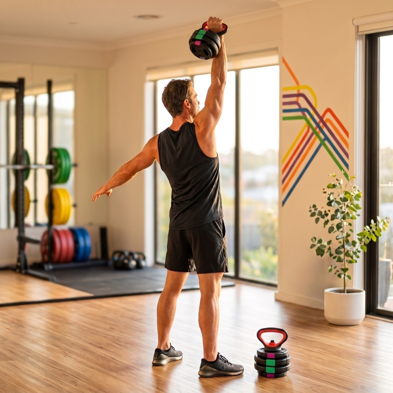 OneRackUp™ ScaleUp Adjustable Kettlebell