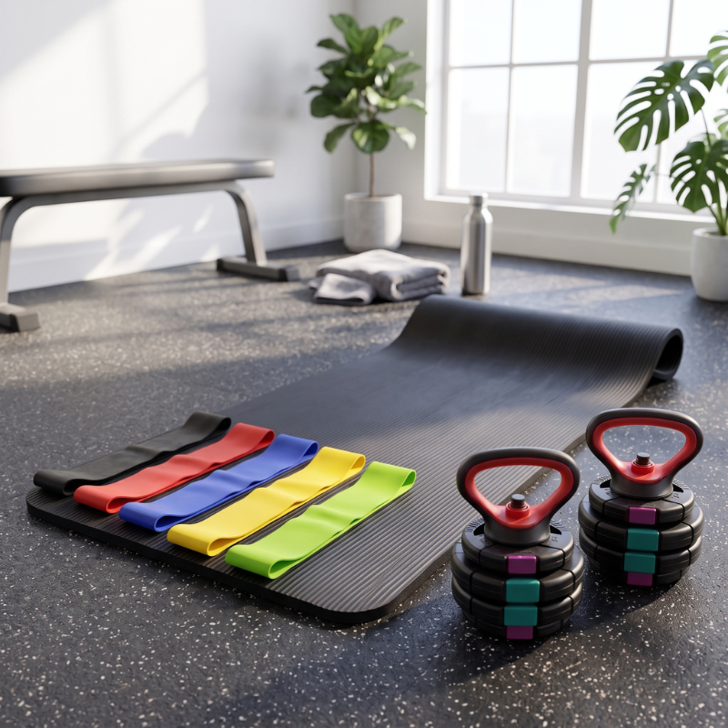 OneRackUp™  Complete Home Gym Bundle